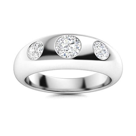 Men's VVS Diamond Wedding Bands | Men's VVS Diamond Rings | Diamondere ...