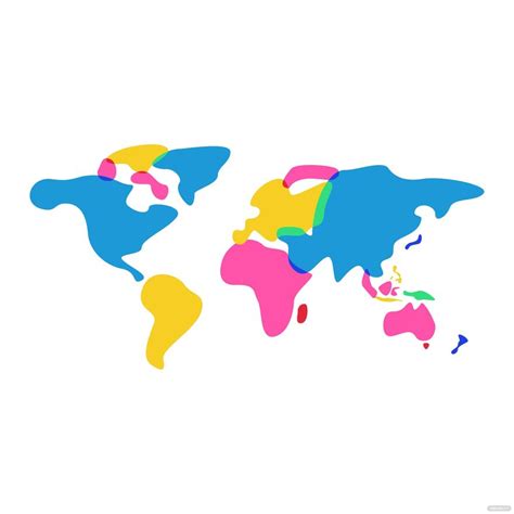 Abstract World Map Vector in Illustrator, SVG, JPG, EPS, PNG - Download ...