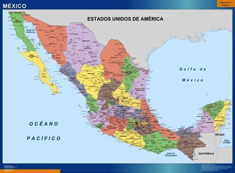 Mexico map | Wall maps