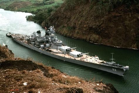 New Jersey transiting the Panama Canal Naval History, Military History ...