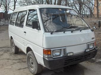 1992 Nissan Vanette specs, Engine size 2.0l., Fuel type Diesel, Drive wheels 4WD, Transmission ...