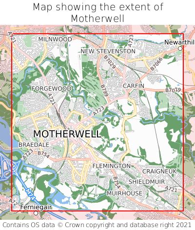 Where is Motherwell? Motherwell on a map