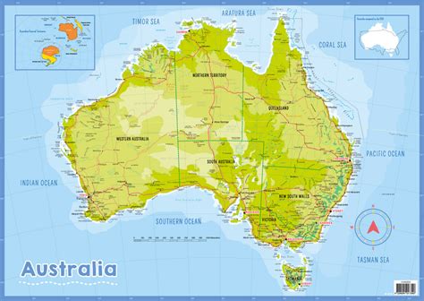 Map of Australia Chart