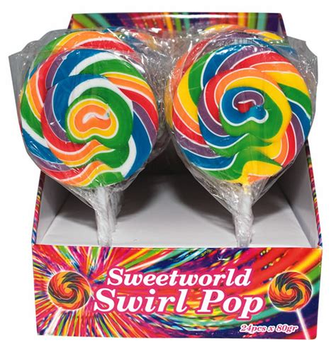 Rainbow Swirl Lollipops 24 pack | Candy Bar Sydney