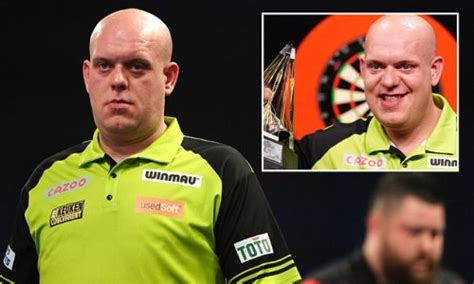 Three-time world darts champion Michael van Gerwen warns fans he 'might not look or sound the ...