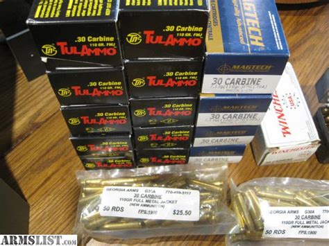 ARMSLIST - For Sale: M1 30 Carbine Ammo