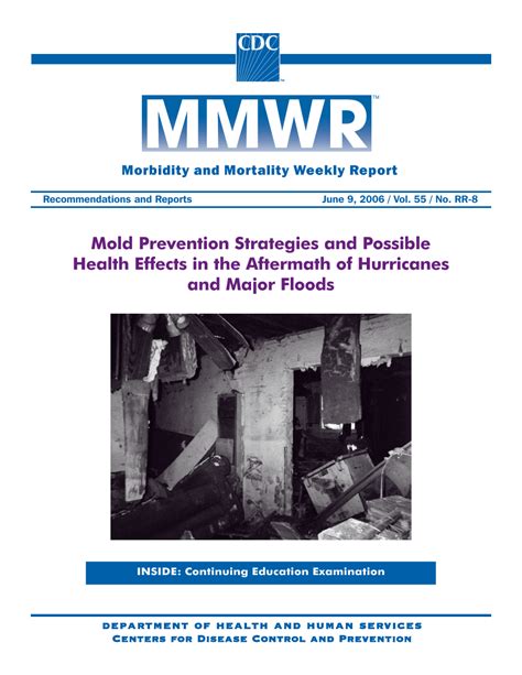 (PDF) Mold prevention strategies and possible health effects in the aftermath of hurricanes and ...