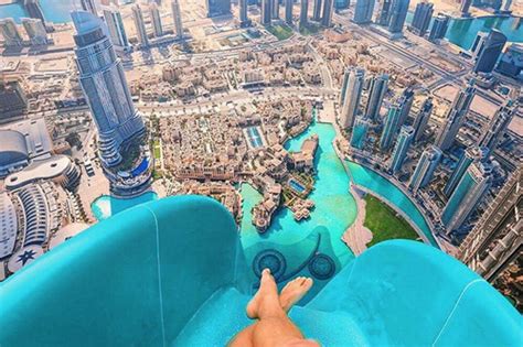 One of world's tallest waterslides photo edited in Dubai and web goes ...