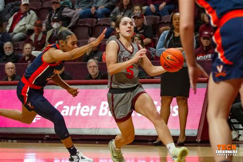 No. 9 Virginia Tech Women's Basketball Fends Off Virginia, 74-66