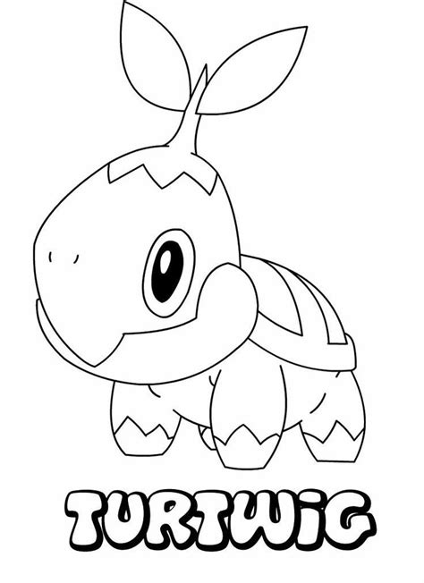 Turtwig Coloring Pages