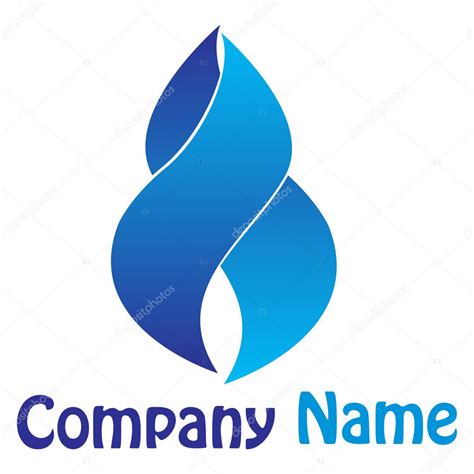 Blue flame logo Stock Photo by ©magagraphics 10108949