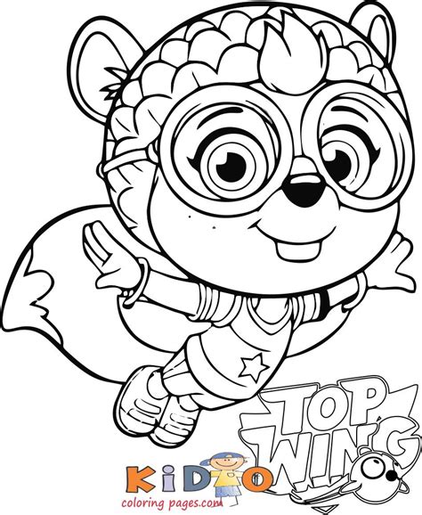 Bea top wing coloring pages printable - Kids Coloring Pages