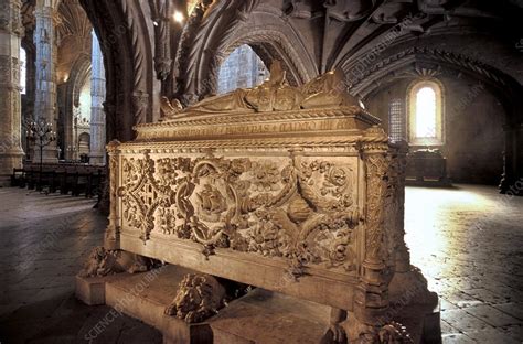 Tomb of Vasco da Gama, Lisbon - Stock Image - C007/4970 - Science Photo Library