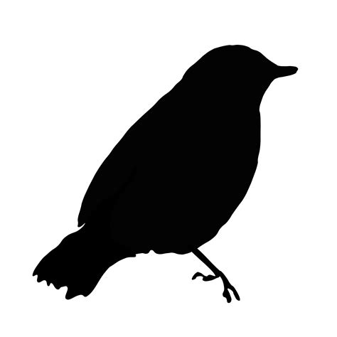 Clipart - black bird