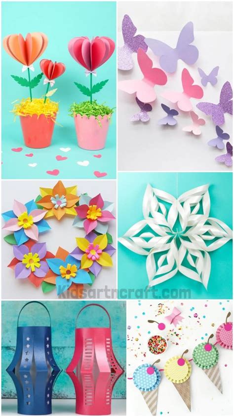 DIY Fun To Make Cardstock Paper Crafts - Kids Art & Craft