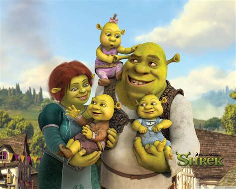 Shrek och Fionas barn - Pussel online