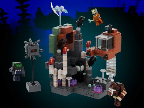 LEGO MOC Alex's Caves Mod - Abyssal Chasm by Ploopis | Rebrickable ...