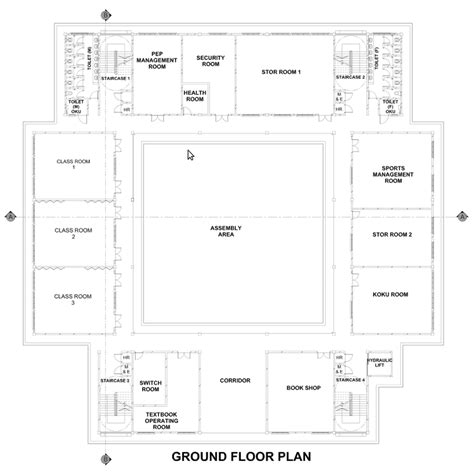 Typical school development layout plan. | Download Scientific Diagram