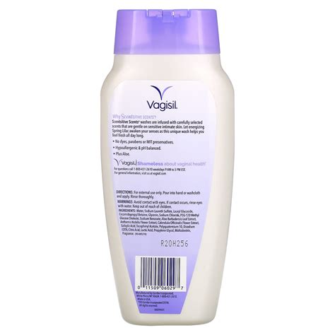 Vagisil, Scentsitive Scents, Daily Intimate Wash, Spring Lilac, 12 fl oz (354 ml)