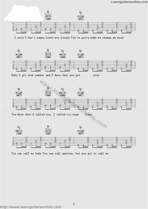 Give Me One Reason by Tracy Chapman(2) Guitar Tabs Chords Sheet Music Free | LearnGuitarsOnline.com