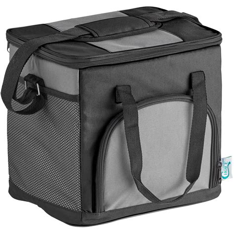 Small Cooler Bag | Choice Insulated Cooler Bag / Soft Cooler, Black 12" x 9" x 11 1/2"