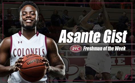 Gist Voted OVC Freshman of the Week for Fourth Time - Maroon Nation