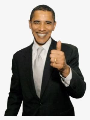 Thumb Up Obama - Obama Thumbs Up Png Transparent PNG - 400x400 - Free ...