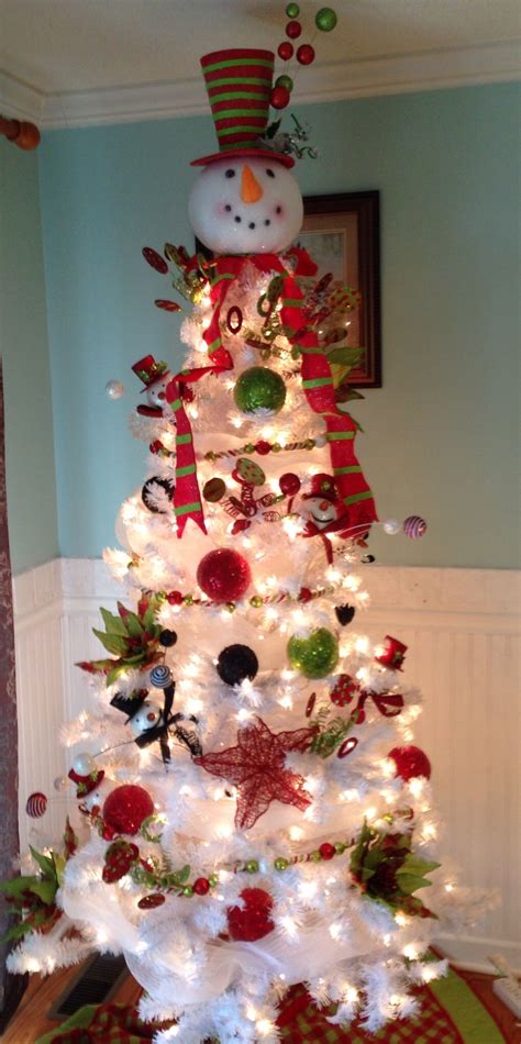 15+ Snowman Christmas Tree DIY Decorations and Ideas | Guide Patterns