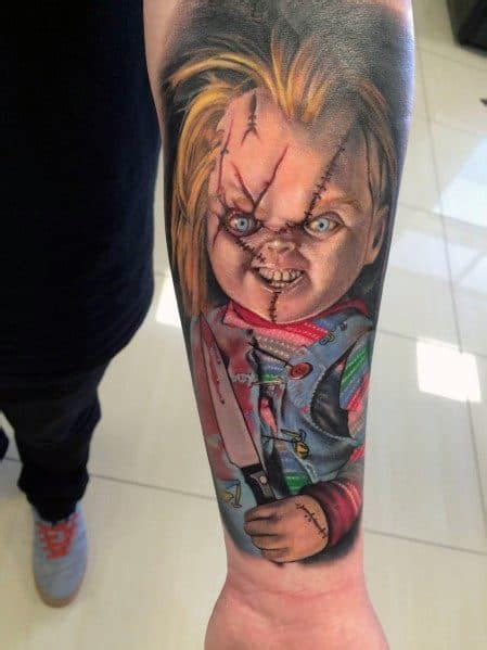 80 Chucky Tattoo Ideas For Men - Horror Movie Designs