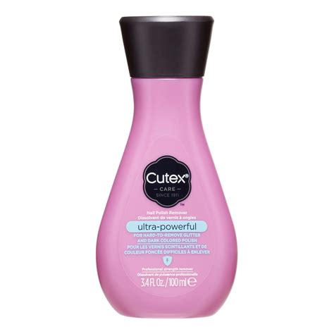 Cutex Ultra-Powerful Nail Polish Remover, 3.38 Oz - Walmart.com