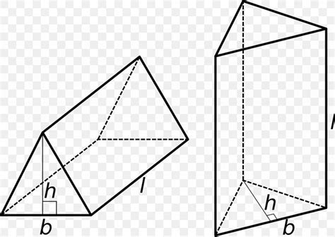 Triangular Prism Triangle Surface Area Cuboid, PNG, 1280x910px ...