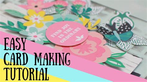 Card Making Tutorial ~ Quick and Easy! | Card making tutorials, Card ...