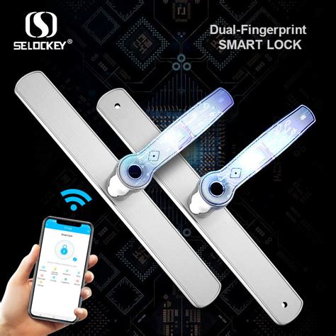 Fingerprint Digital Rim WIFI Bluetooth Electronic Keyless Door Locks