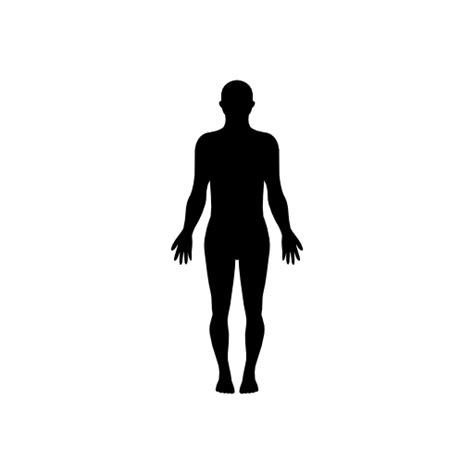 Standing human body silhouette free vector icons designed by Freepik | Silhouette free ...