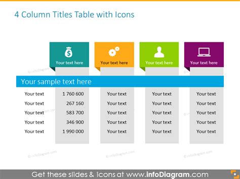 30 Creative Data Table Graphics Design PowerPoint Template Powerpoint ...