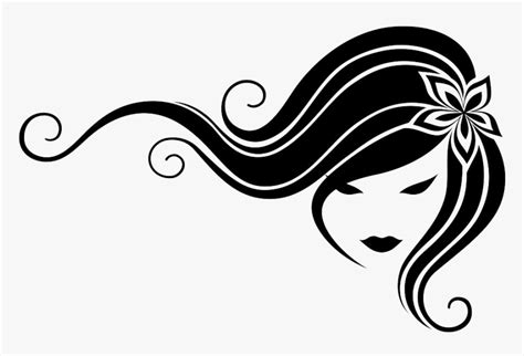 Clip Art Hair Silhouette Openclipart Illustration - Hair Silhouette Clip Art, HD Png Download ...