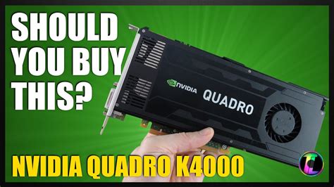 Gaming on an Nvidia Quadro K4000 Workstation GPU... Can we do it? - YouTube