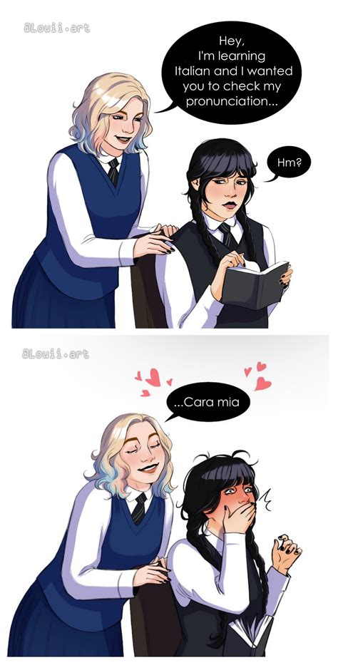 wenclair !! | Wednesday addams, Addams family, Yuri comics