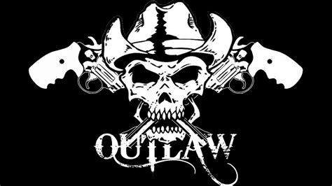 Outlaw Skull Wallpaper