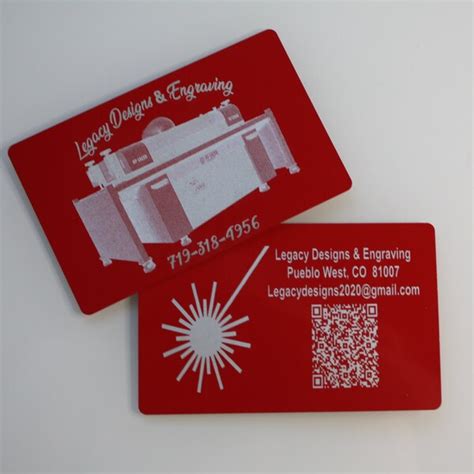 Laser Engraved Metal Business Cards - Etsy