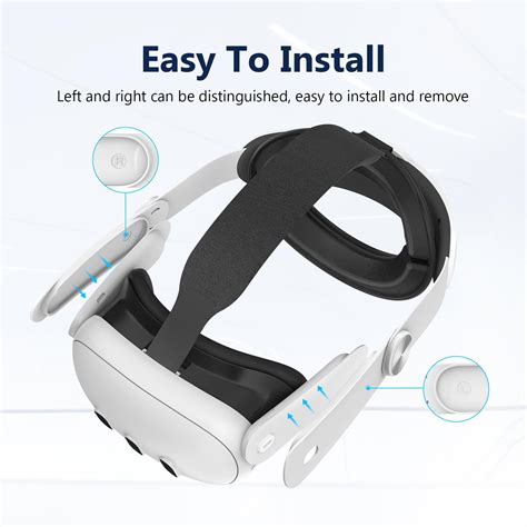 VR Headset Straps Adjustable Headset Straps Premium Replacement Gaming ...