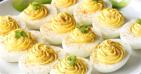 These deviled eggs are amazing. The small amount of dijon mustard used ...