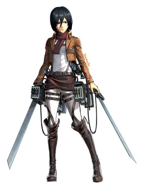 Mikasa Ackerman (Render) by Namyle on DeviantArt