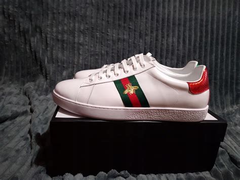 Gucci Ace embroidered bee - 7779896723 - oficjalne archiwum Allegro