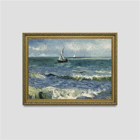 Vincent Van Gogh Seascape Near Les Saintes-maries-de-la-mer - Etsy