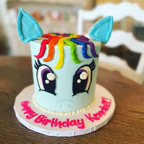 Rainbow Dash Cake - Hayley Cakes and Cookies Hayley Cakes and Cookies