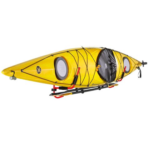 Wall-Mounted Kayak Storage Rack with Paddle Hooks - Walmart.com - Walmart.com