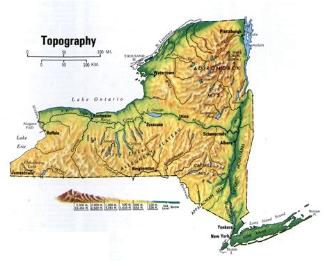 Image result for topographical map of new york state | Map of new york, York map, New york