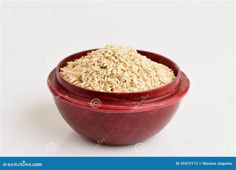 Germinated Brown Rice Or GABA-rice. Stock Photography | CartoonDealer ...