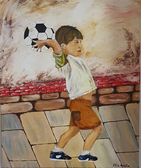 Niño jugando, cuadro original, Óleo sobre Lienzo, comprar cuadros